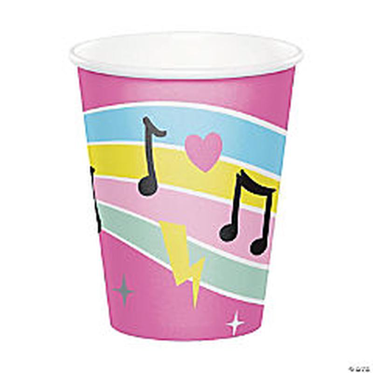 BIRTHDAY BEATS Cup 9oz 8pcs