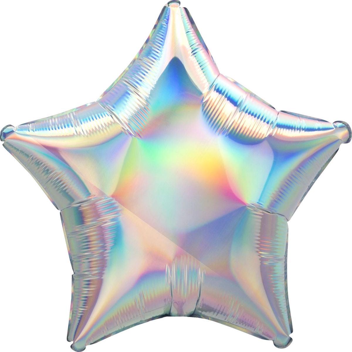 Iridescent Star Foil Balloon – Perfect for any celebrations