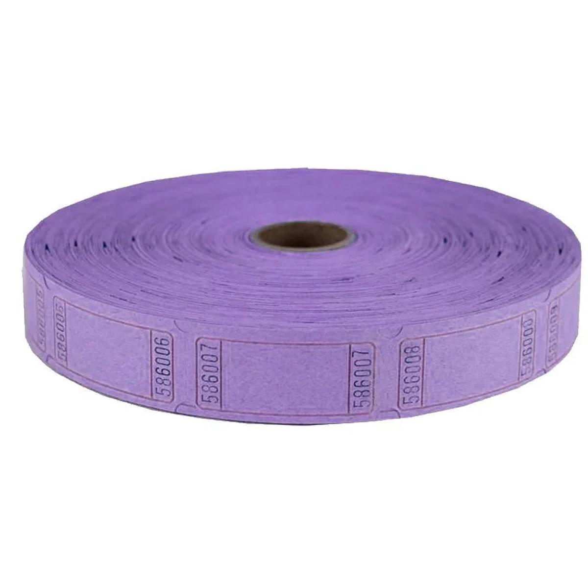 Purple Single Ticket Roll 2000ct | 1 roll