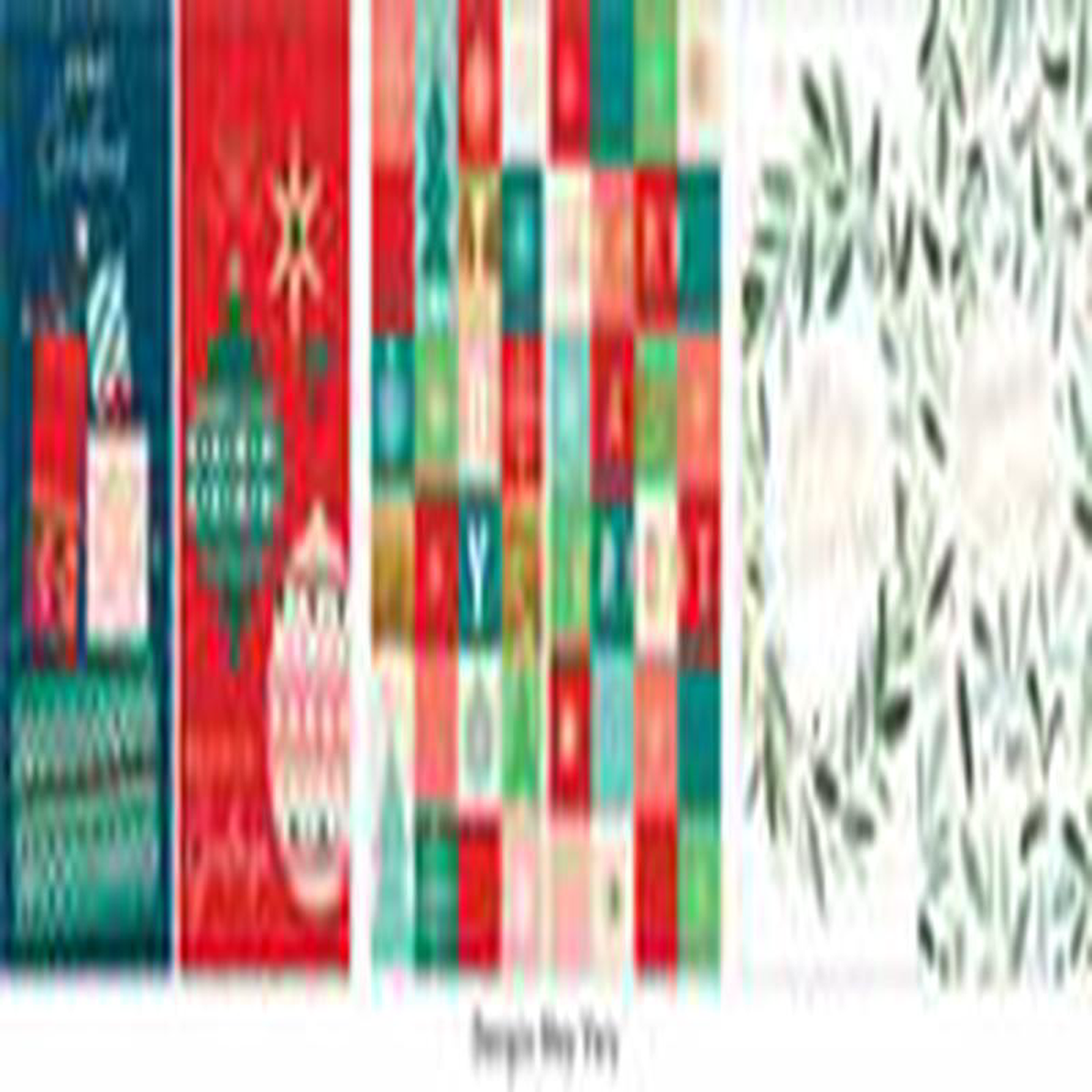 XMAS CARDS PK10 CONTEMPORARY