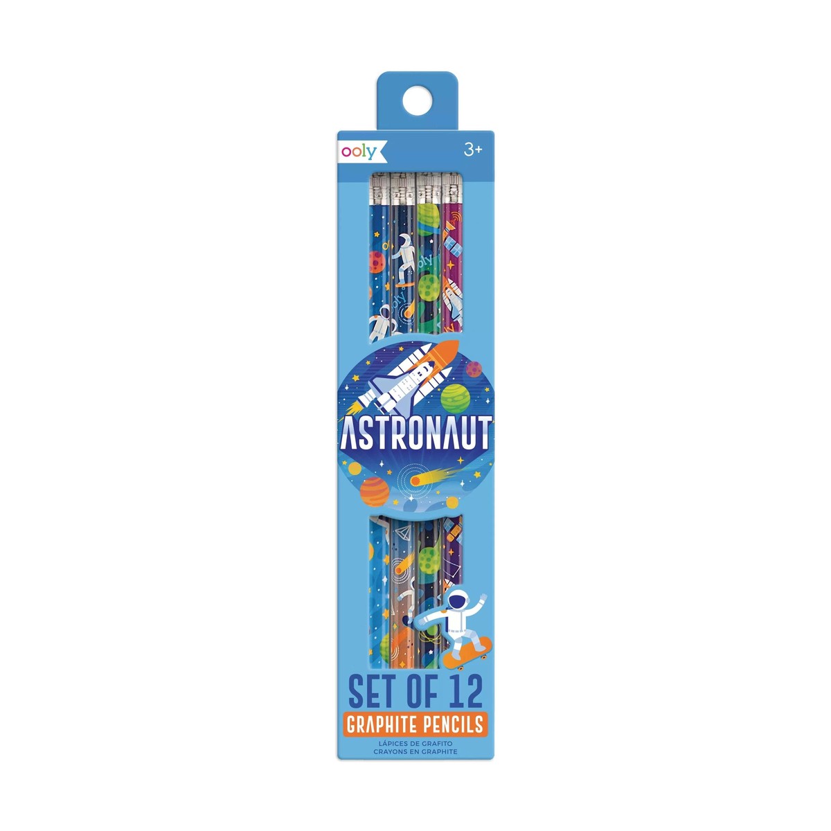 Astronaut Graphite Pencils – set of 12