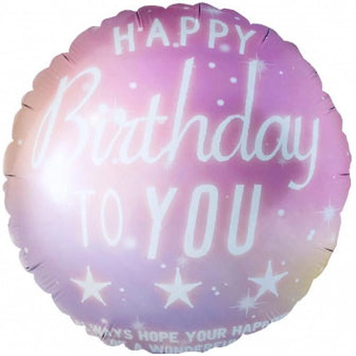 Birthday Foil Balloon pink-P1-10