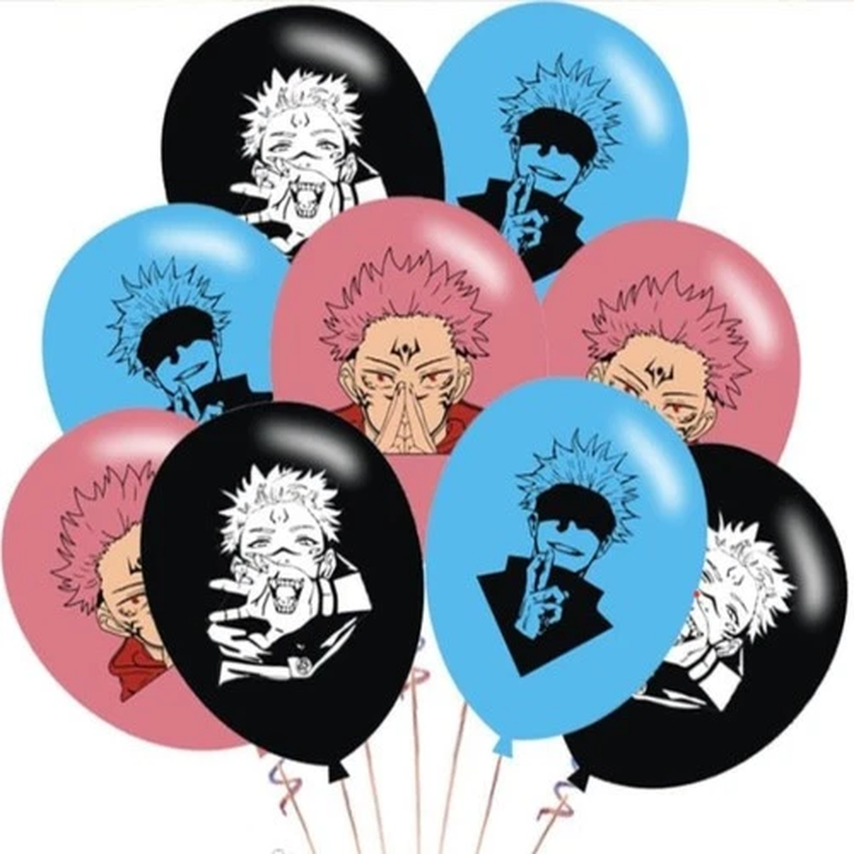 18 pc Kaisen Jujutsu Anime Character Latex Balloons Birthday Party Balloon