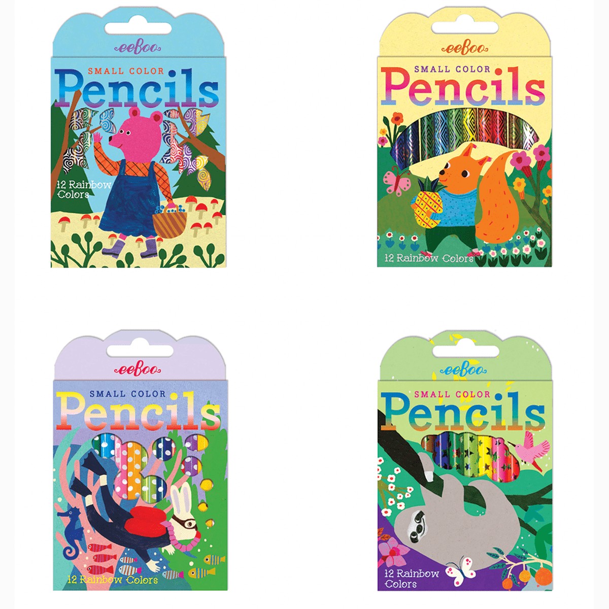 Animal Color Pencil Set – 4 Style Options