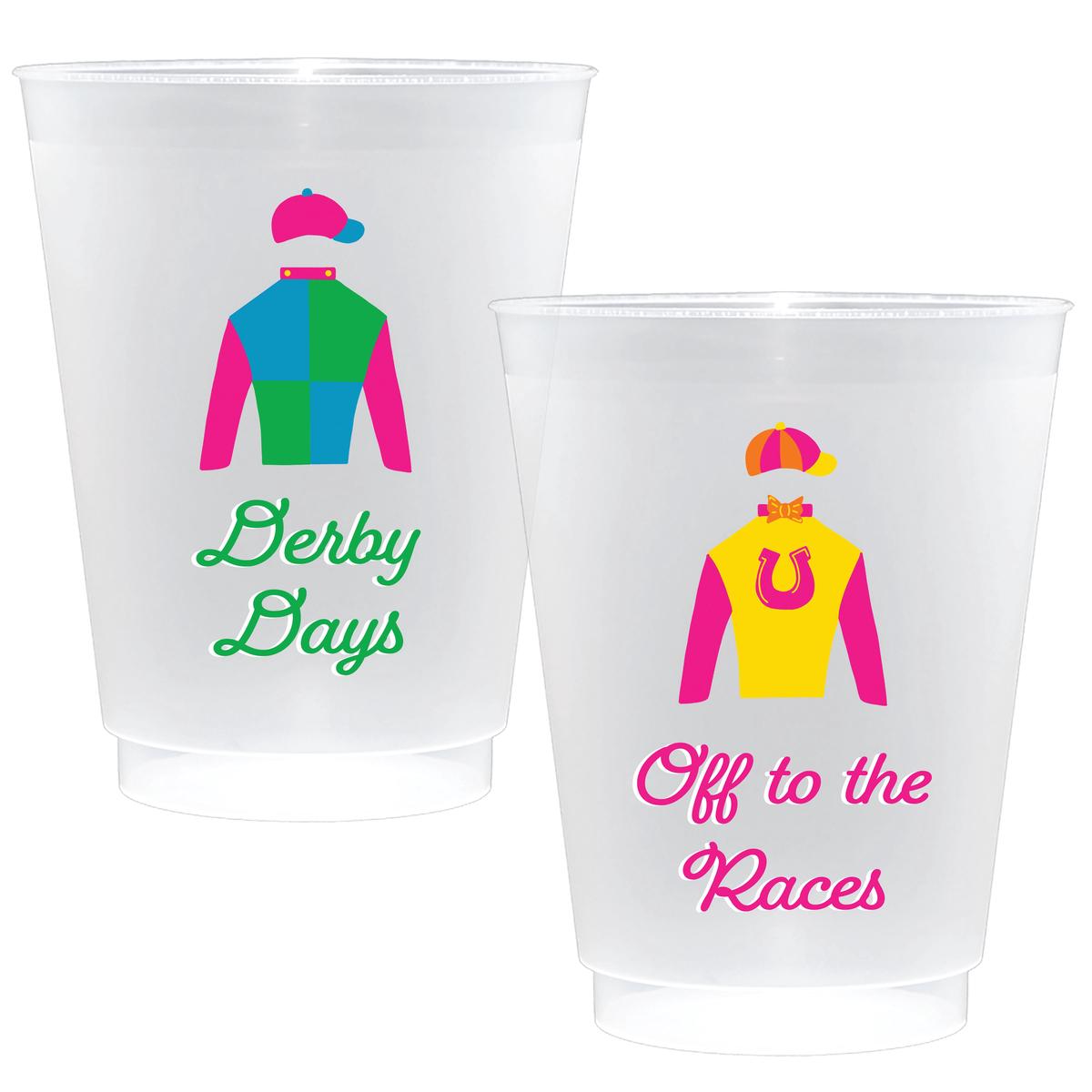 Frosted Plastic Cups – Derby – 16oz