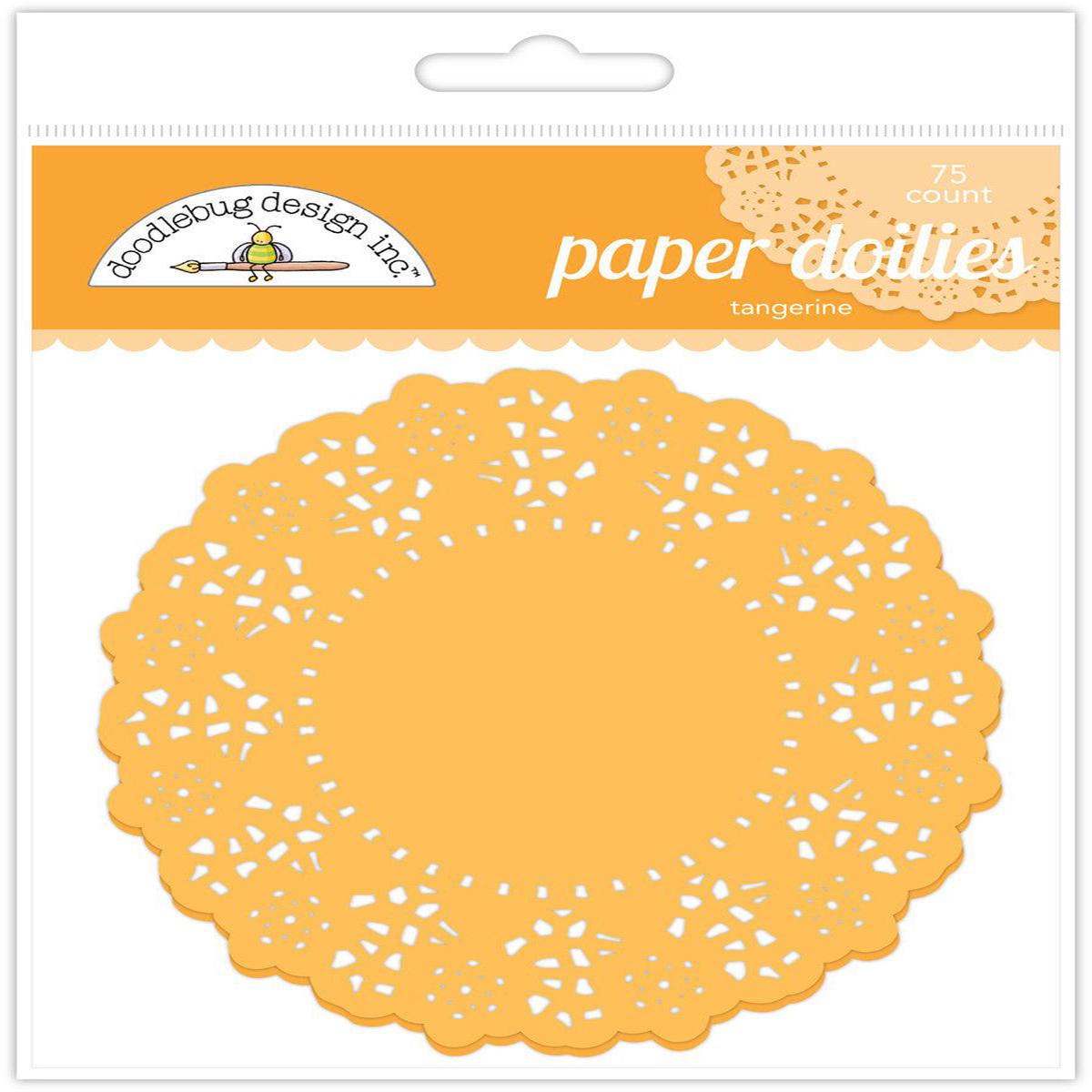 Tangerine Doilies, 4.5” | 75 ct
