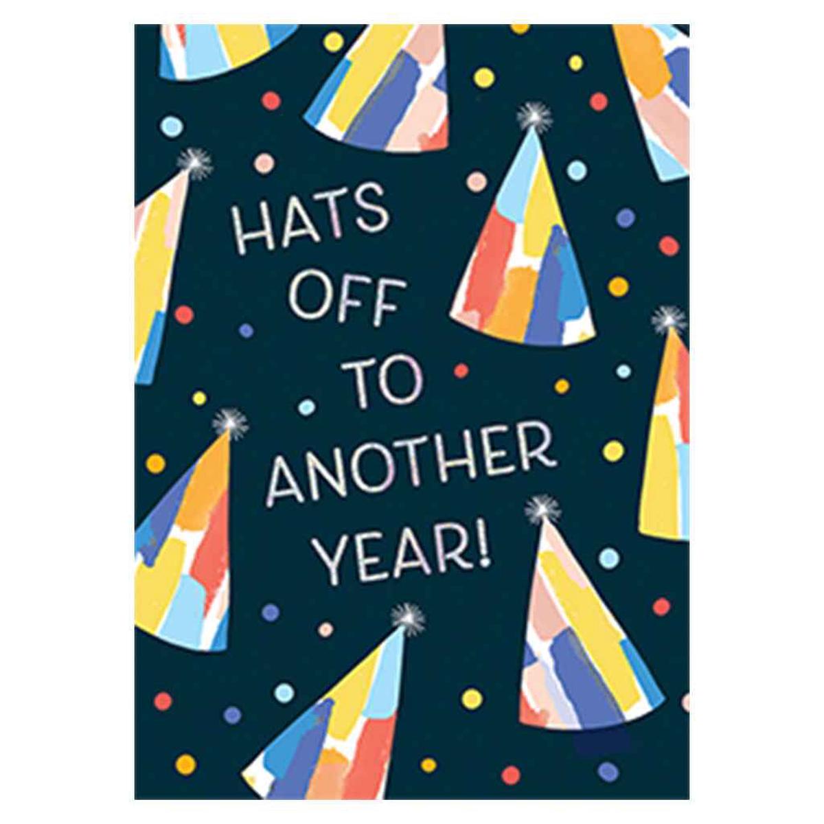 Hats Off Birthday Greeting Card