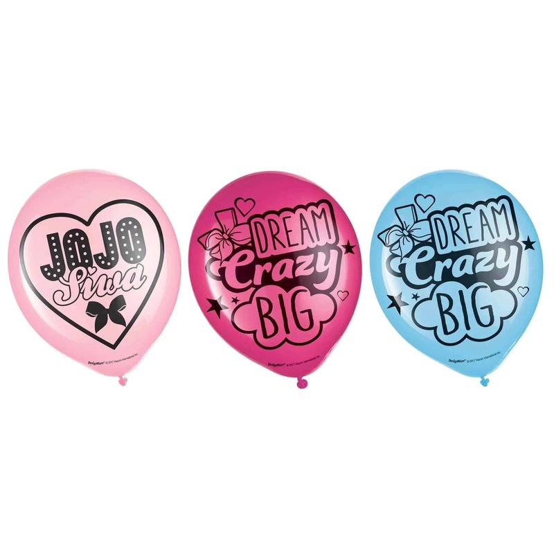 Jojo Siwa 12″ Latex Balloons 6ct – Amscan