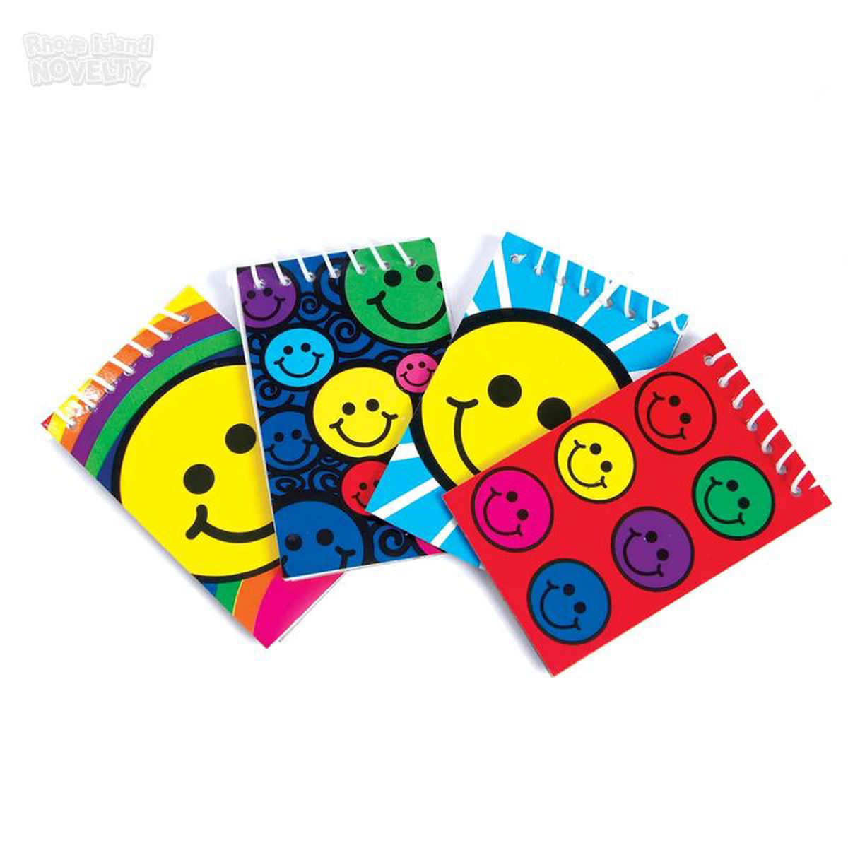 Mini libreta espiralado con diseo de sonrisa (9 cm)