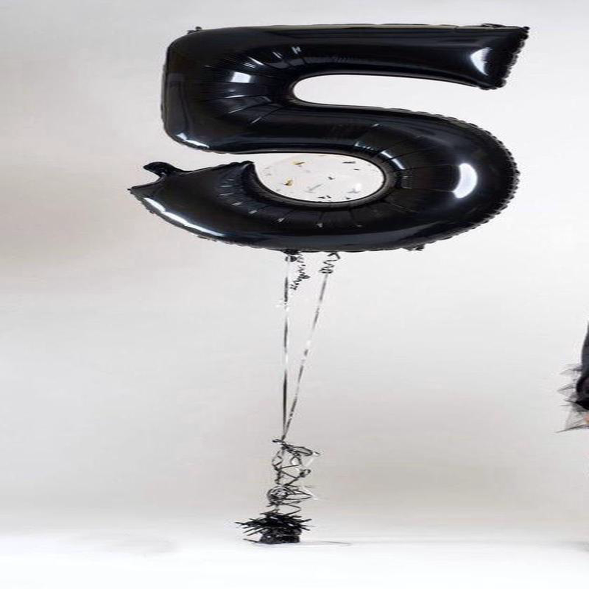 428221 Black Foil Balloon