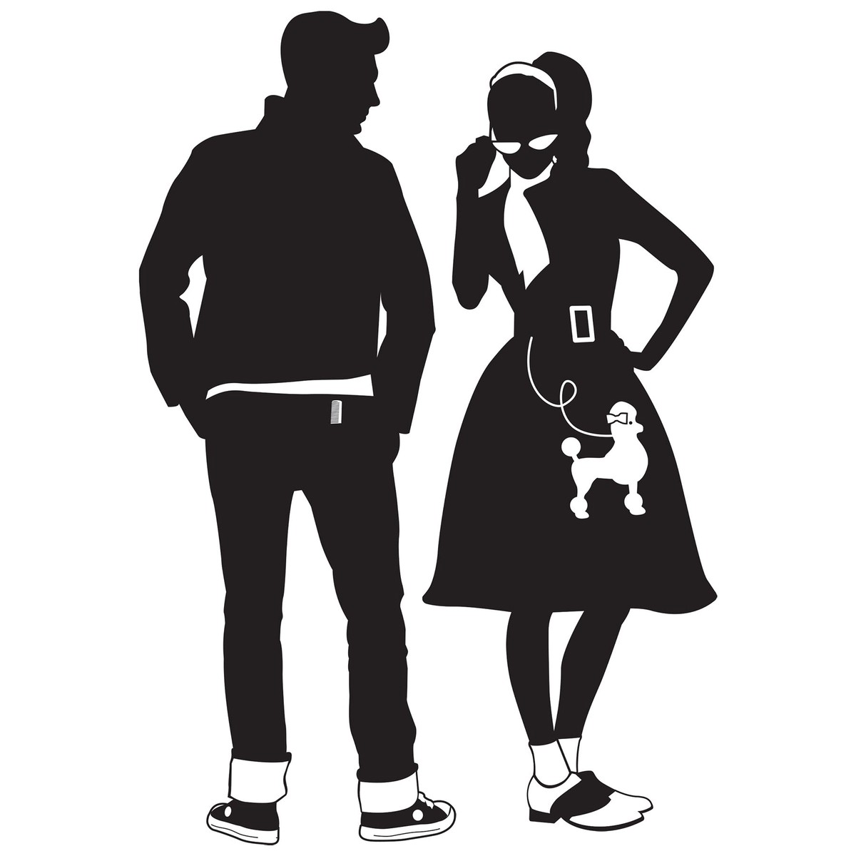 50’s Silhouettes – approx. 3′ | 2ct