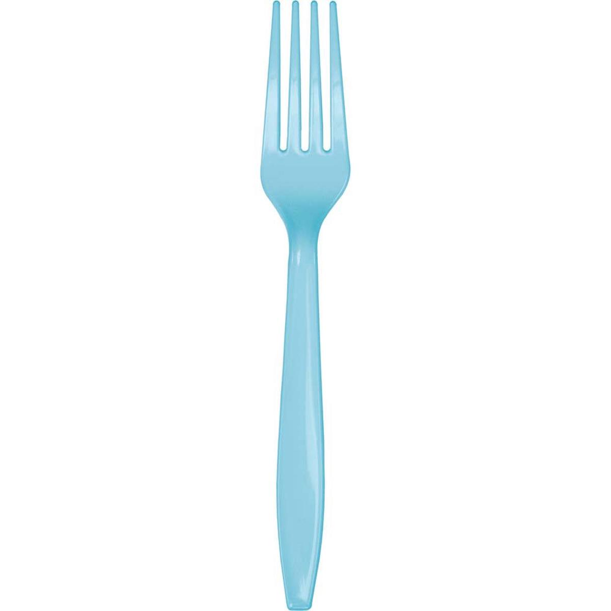 Pastel Blue Forks | 24ct