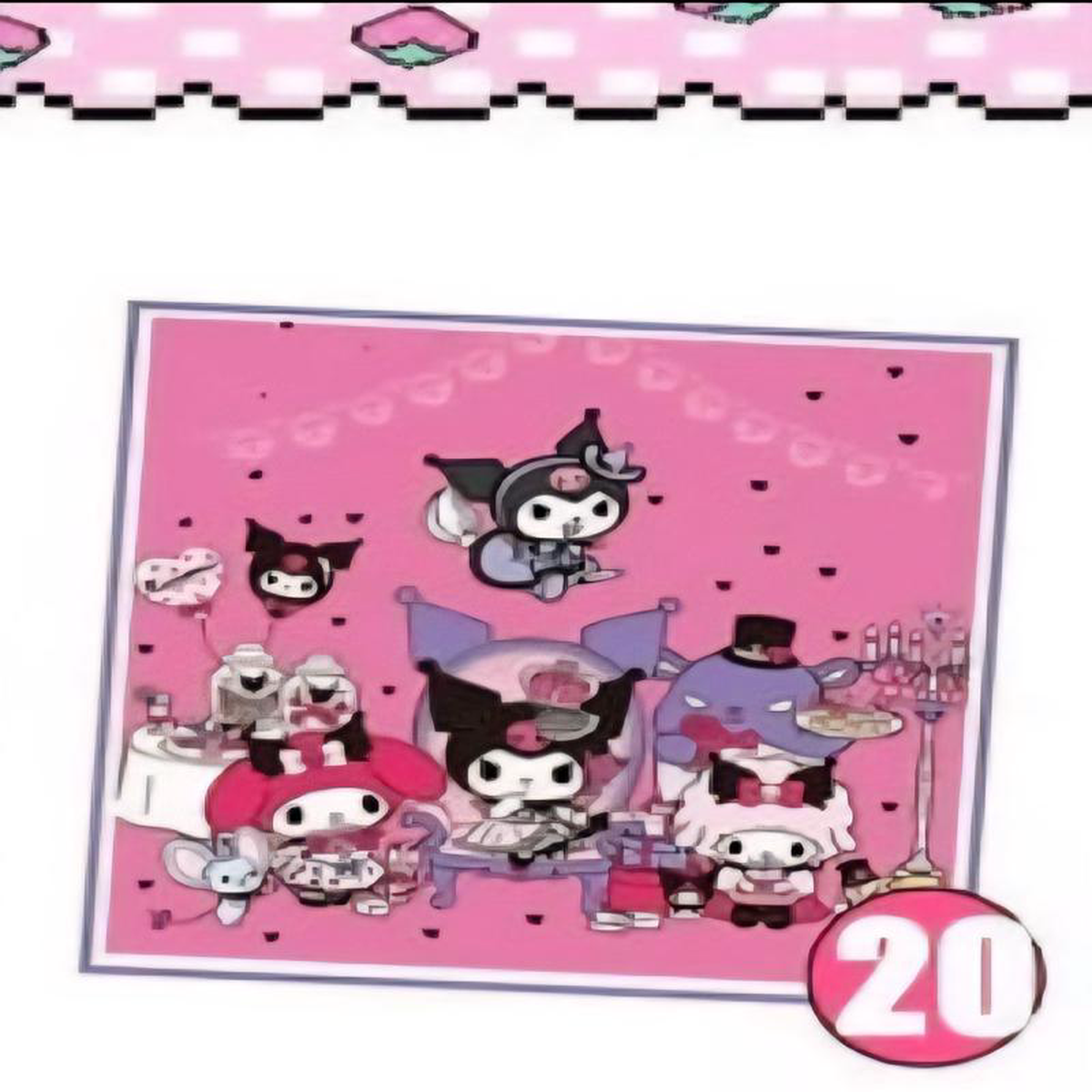 Kuromi Birthday Decoration 8211 Servilletas