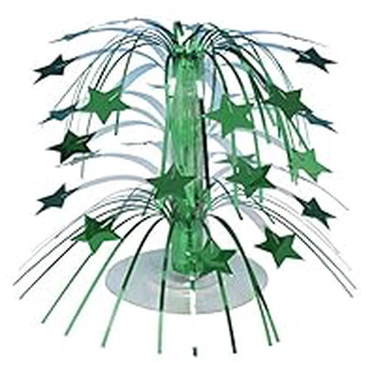 Centerpiece Mini Cascade Stars Green