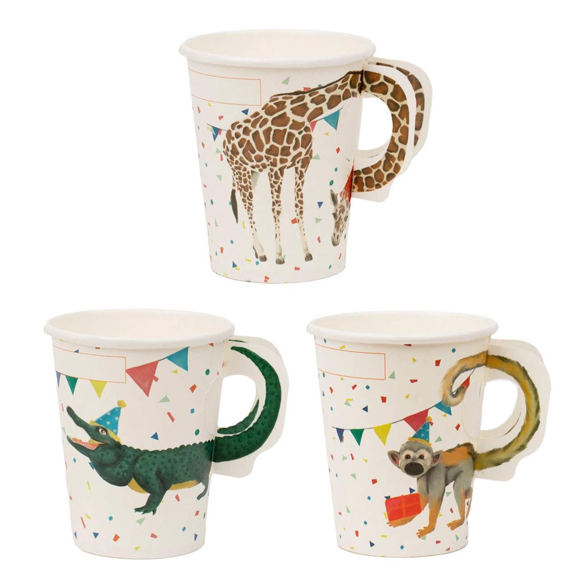 Safari Animal Paper Cups