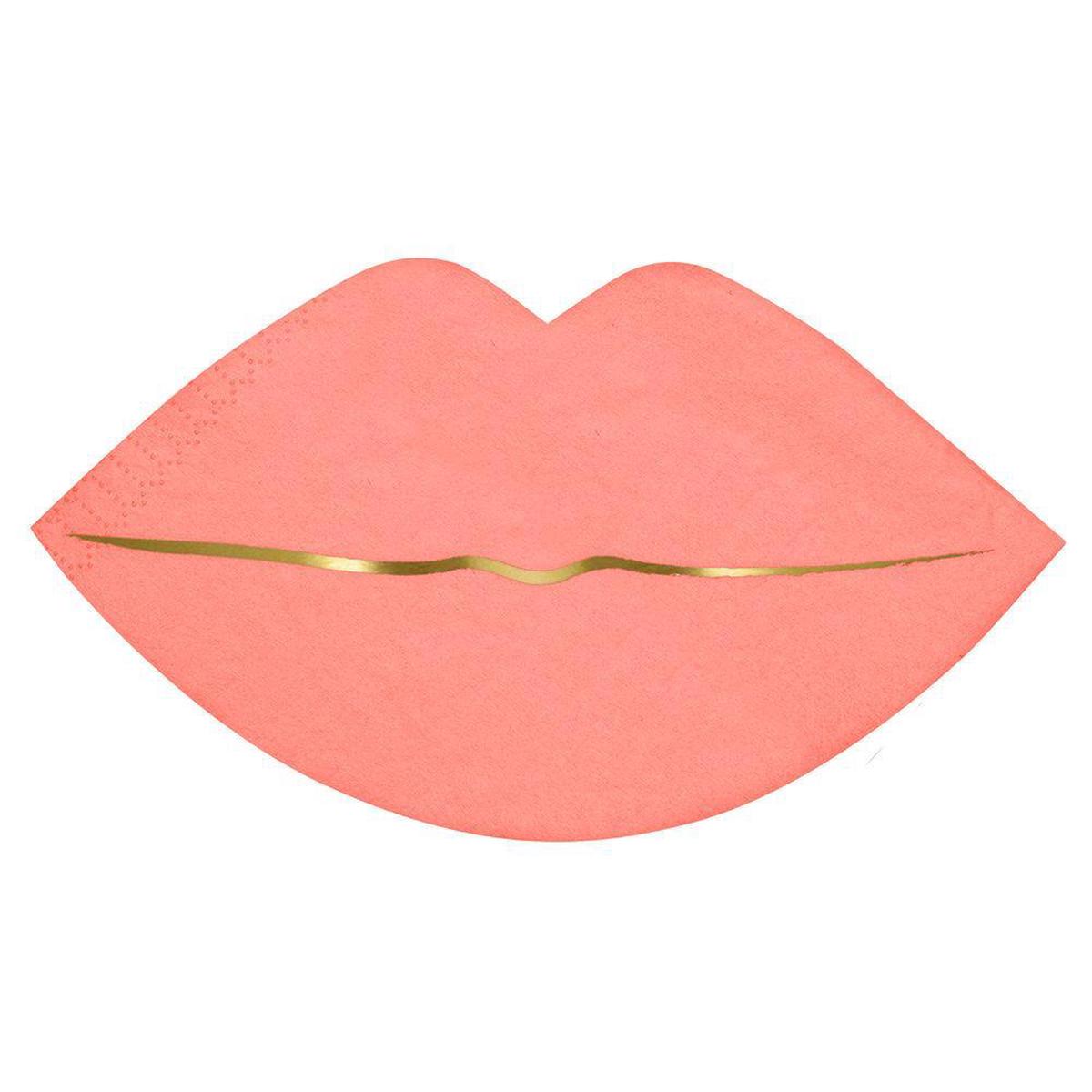 (SALE) Meri Meri Pink Lips Napkins