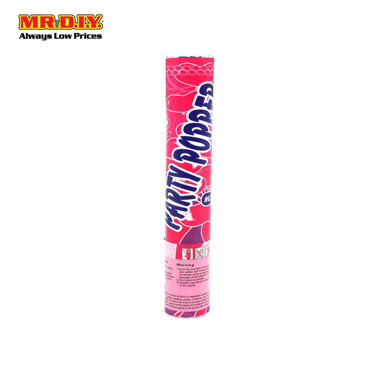 (MrDiy) Party Poppers With Safety Lock (30Cm)