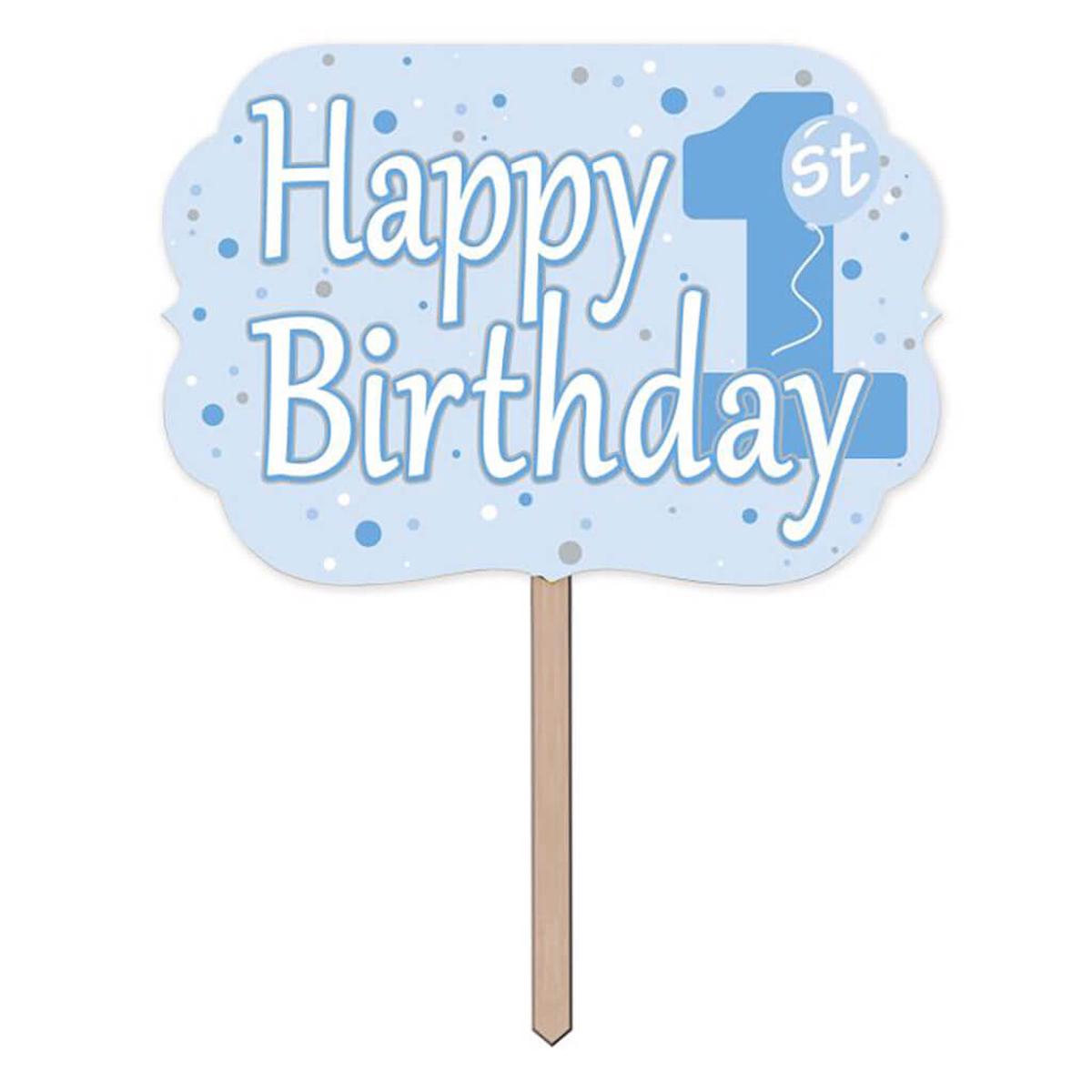 1st Birthday Yard Sign