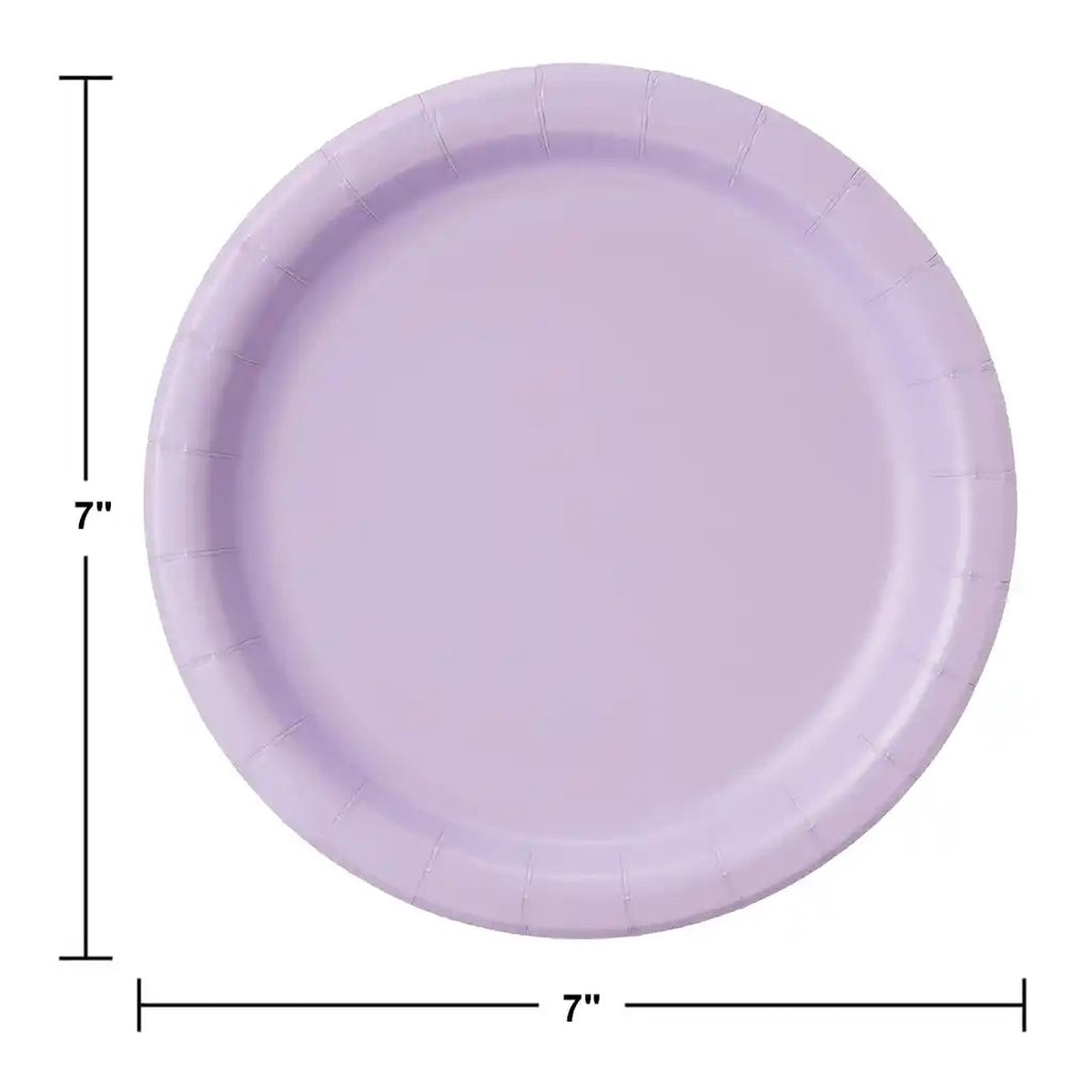 Luscious Lavender Luncheon Plates 7in 24ct