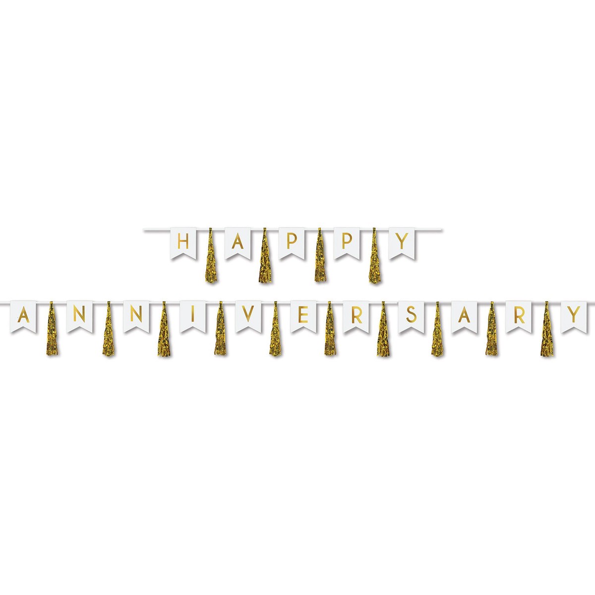 Happy Anniversary Tassel Banner | 1ct
