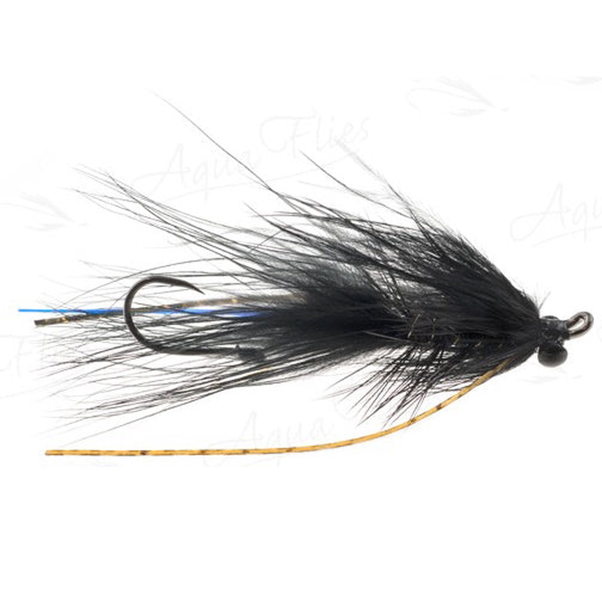 Aquaflies Mattioli's Trout Spey Bugger - Black