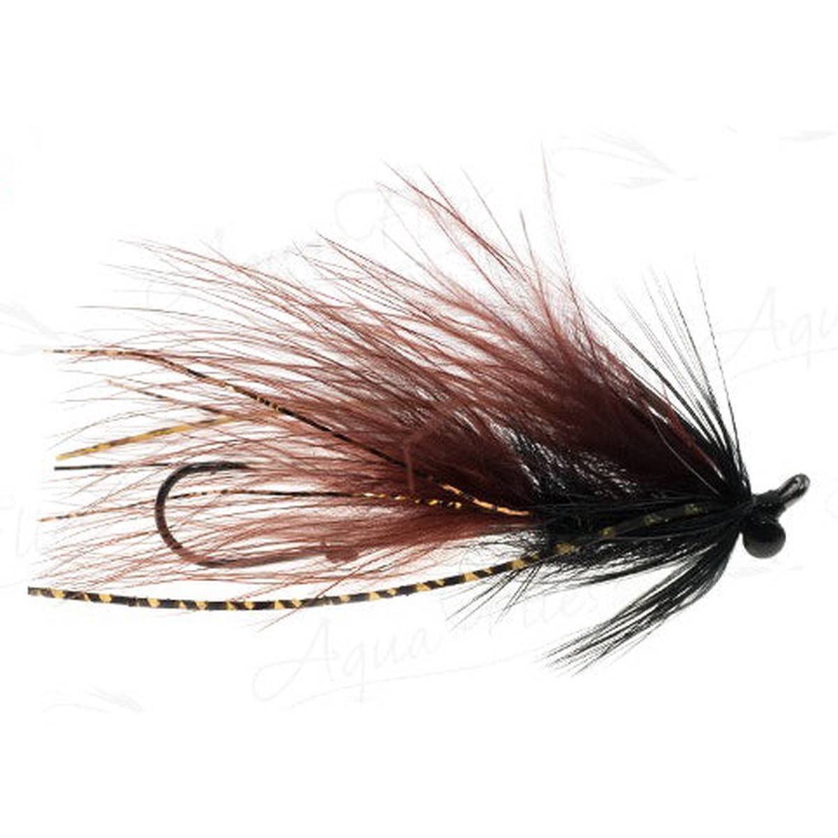 Aquaflies Mattiolis Trout Spey Bugger - Brown/Black