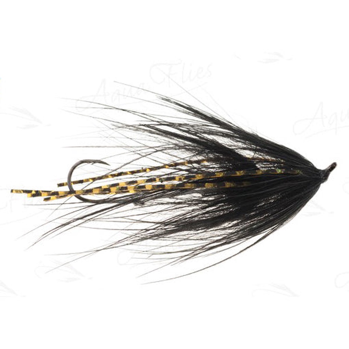 Aquaflies Mattiolis Trout Spey Intruder - Black