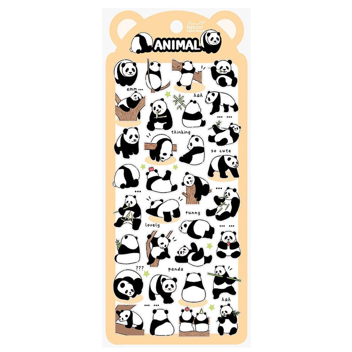 Nekoni Stickers - Panda